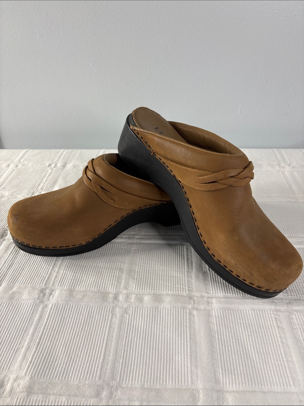 L. L. Bean Leather Clog Mules - Slip-On Comfort